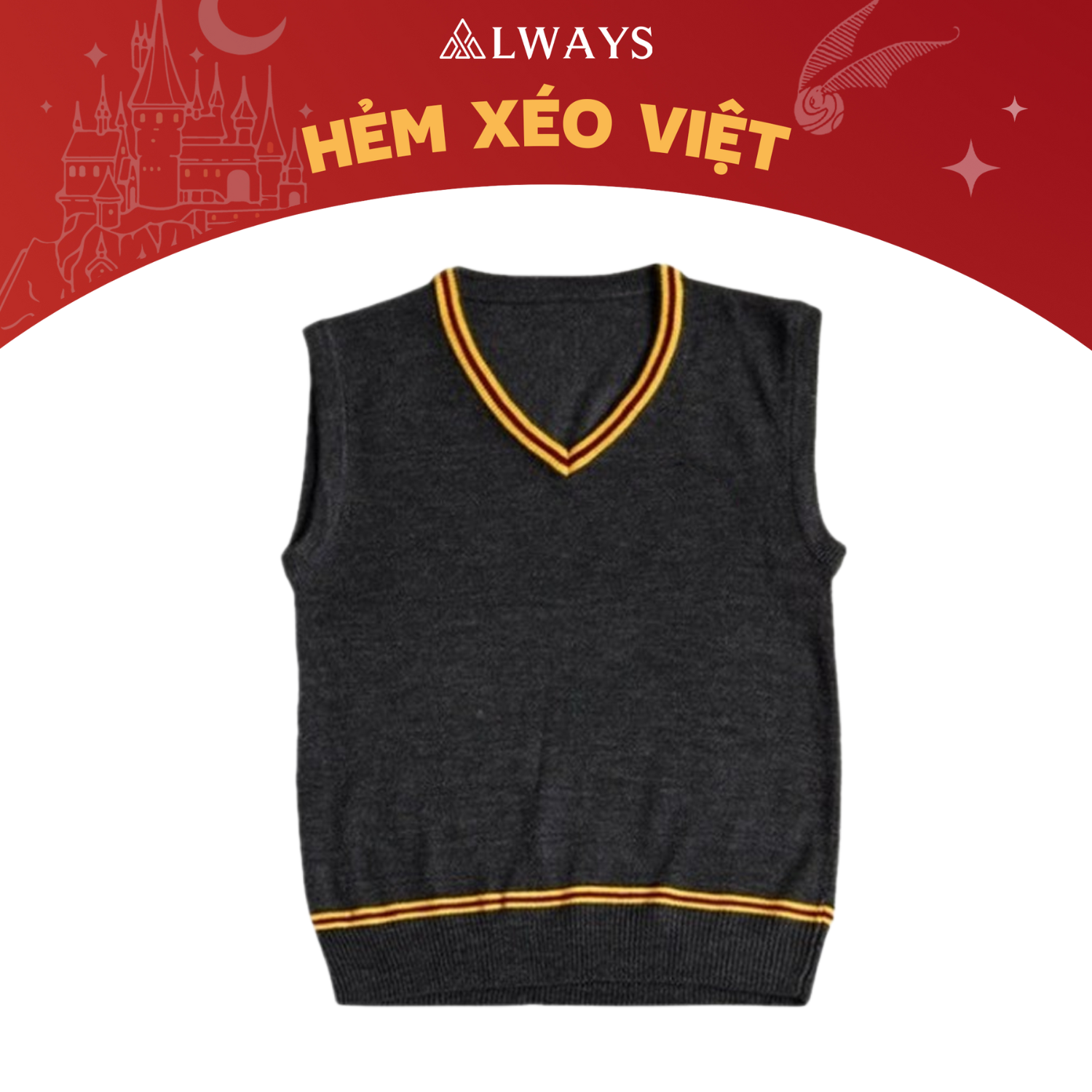 Gryffindor Gilet - Áo Ghi-lê